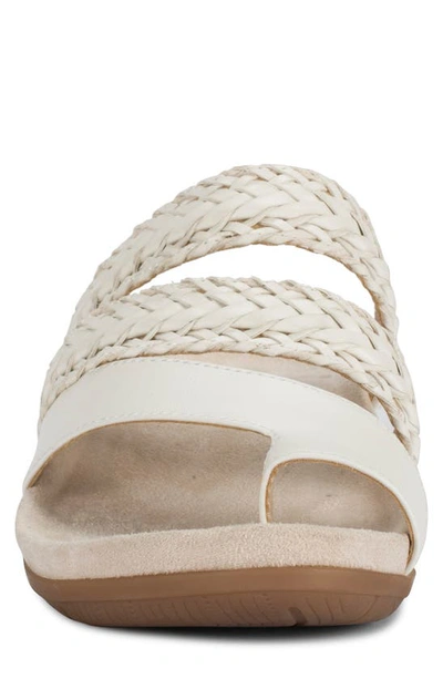 Baretraps Women's Jonelle Slide Flat Sandals In White