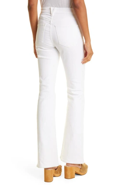 Shop Veronica Beard Beverly Skinny Flare Jeans In White