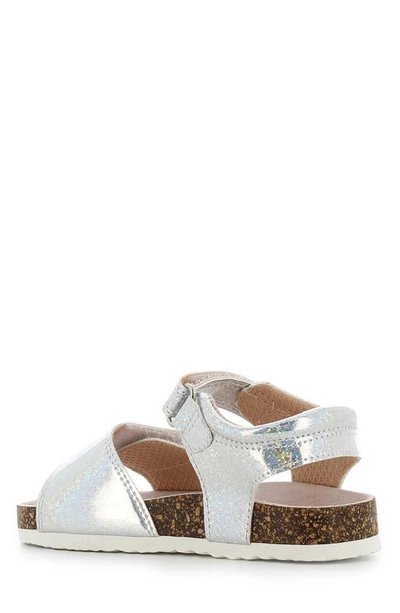 Shop Sprox Lucy Glitter Strap Sandal In Silver Glitter