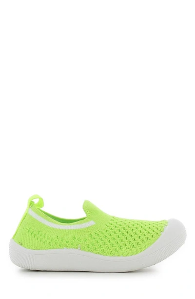 Shop Sprox Splash Knit Slip-on Sneaker In Lime