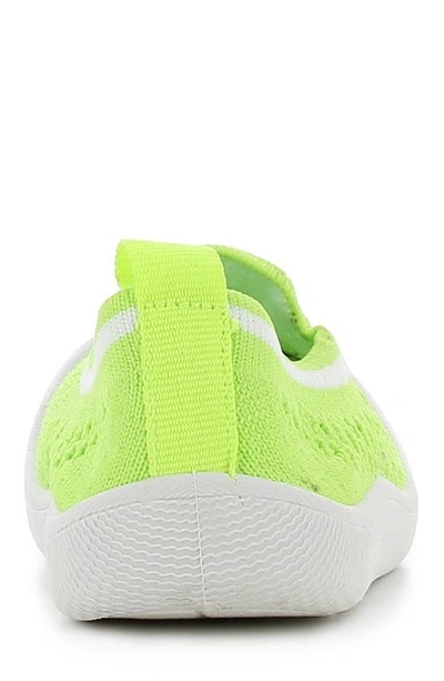 Shop Sprox Splash Knit Slip-on Sneaker In Lime