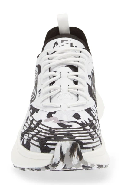 Shop Apl Athletic Propulsion Labs Streamline Running Shoe In White / Black / Camo