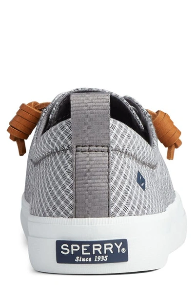 Shop Sperry Top-sider Crest Vibe Mini Check Print Sneaker In Grey/ White