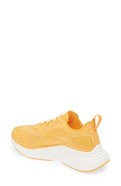 Apl Athletic Propulsion Labs Streamline Running Shoe In Mango / White