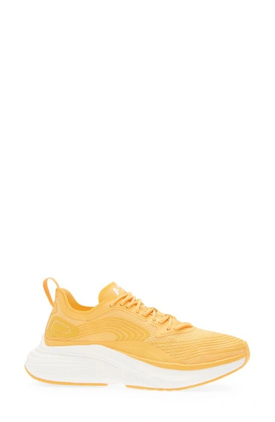 Apl Athletic Propulsion Labs Streamline Running Shoe In Mango / White