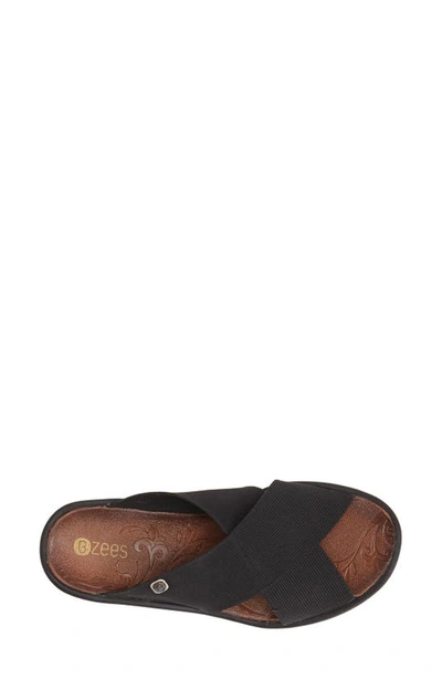 Shop Bzees Desire Slide Sandal In Black