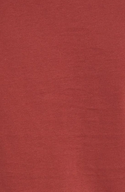 Shop Allsaints Brace Tonic Crewneck T-shirt In Roasted Red