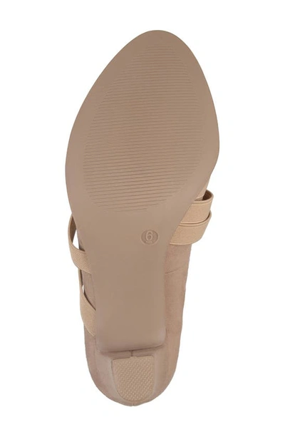 Journee Collection Journee Collectoin Loren Block Heel Pump In Taupe