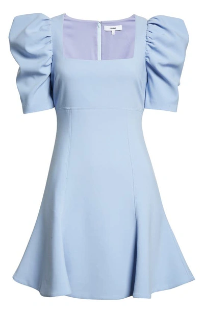 Shop Likely Alia Puff Sleeve Skater Dress In Lavender Luster