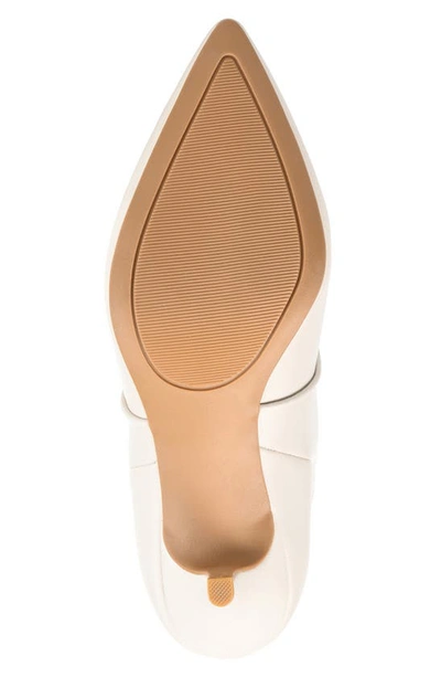 Journee Collection Kaavia Wrapped Tie Tall Boot In Bone