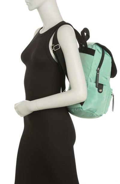 Shop Madden Girl Proper Flap Nylon Backpack In Sage