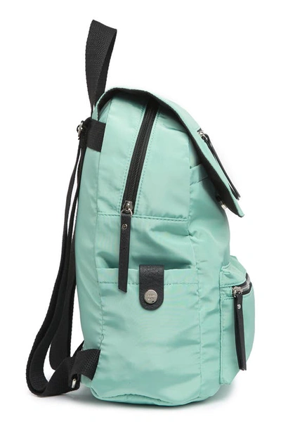 Shop Madden Girl Proper Flap Nylon Backpack In Sage
