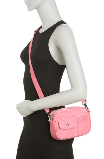 Shop Madden Girl Nylon Camera Crossbody Bag In Coral