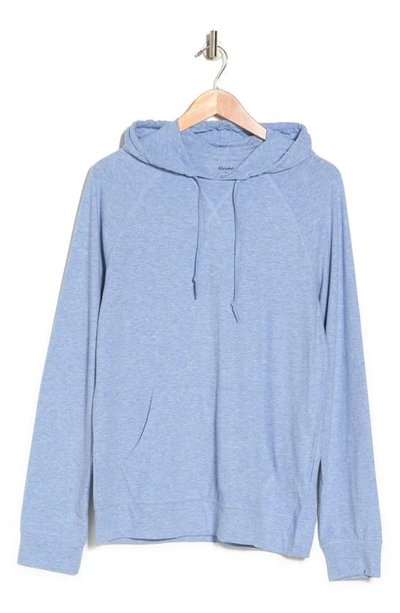 Shop Abound Long Sleeve Heather Hoodie In Blue Topsail Heather