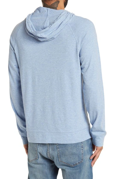 Shop Abound Long Sleeve Heather Hoodie In Blue Topsail Heather