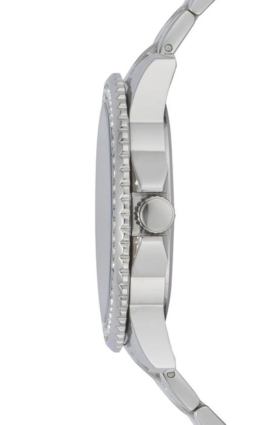 Shop Versus Montorgueil Bracelet Watch, 38mm In Silver/ Blue/ Silver