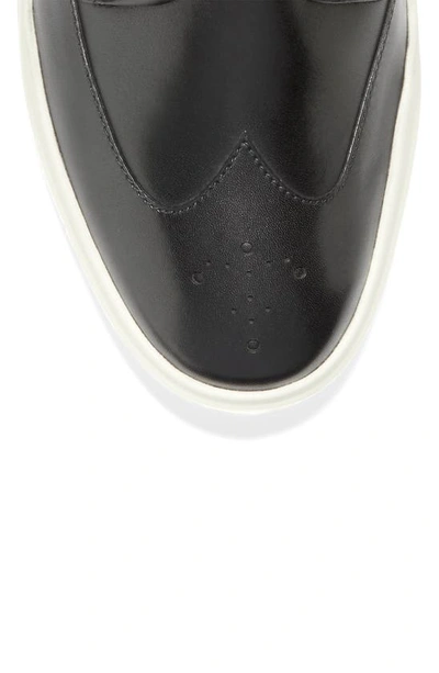 Shop Cole Haan Grand Crosscourt Wingtip Sneaker In Black/ Black