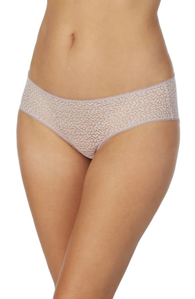 Shop Dkny Modern Lace Hipster Panties In Mauve Pink