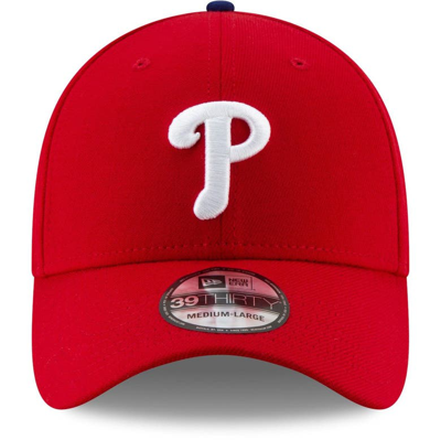 Shop New Era Red Philadelphia Phillies Game Team Classic 39thirty Flex Hat