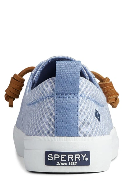 Shop Sperry Top-sider Crest Vibe Mini Check Print Sneaker In Blue/ White
