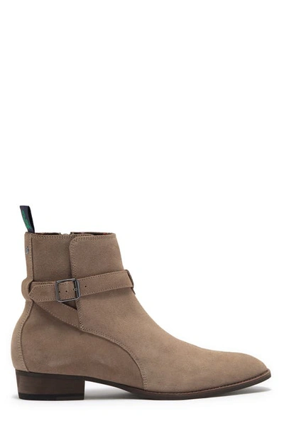 Paisley & Gray Studio Jod Boot In Latte Suede