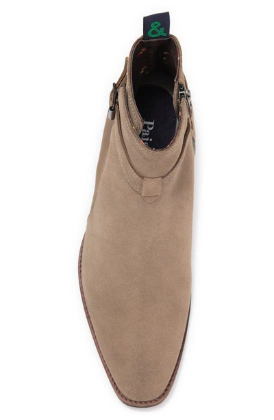 Paisley & Gray Studio Jod Boot In Latte Suede