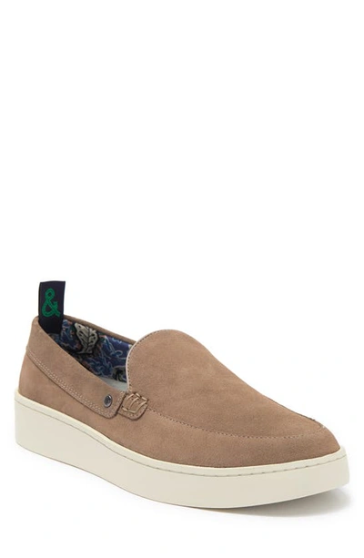 Shop Paisley & Gray Paisley And Gray Street Style Slip-on Sneaker In Latte Suede
