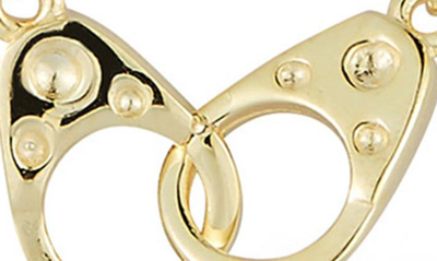 Sphera Milano 14k Gold Vermeil Handcuff Link Necklace In Yellow Gold