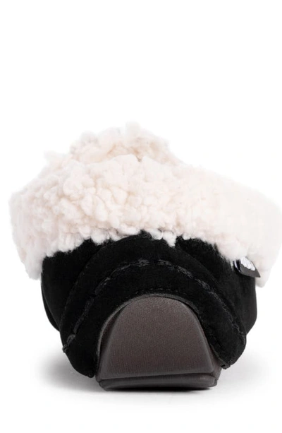 Muk Luks Jaylah Faux Shearling Lined Slipper In Black