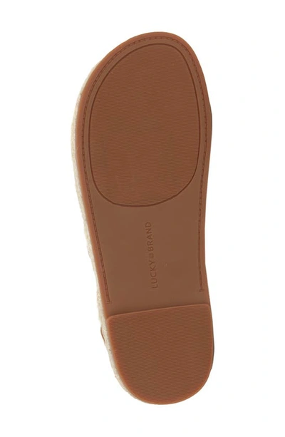 Shop Lucky Brand Darli Slingback Sandal In Stucco Leather