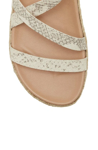 Shop Lucky Brand Darli Slingback Sandal In Stucco Leather