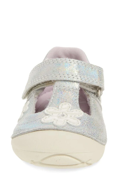 Shop Stride Rite Soft Motion™ Liliana T-strap Flat In Iridescent