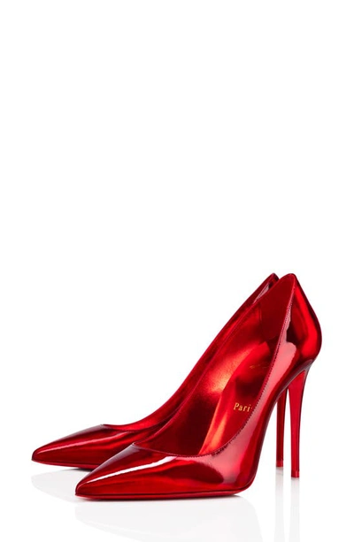 Shop Christian Louboutin Kate Psychic Pointed Toe Pump In Red