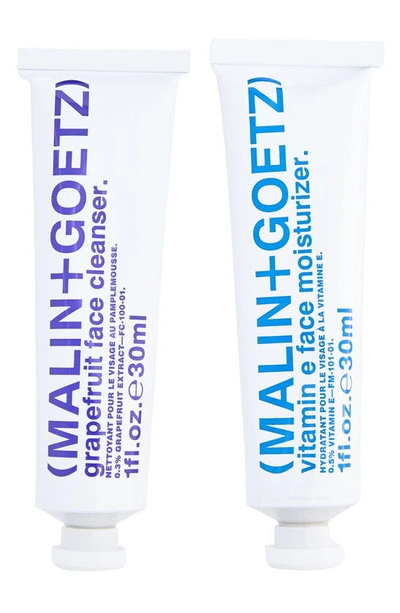 Shop Malin + Goetz Malin And Goetz Grapefruit Face Cleanser & Vitamin E Face Moisturizer Duo Travel Size 2-piece Set