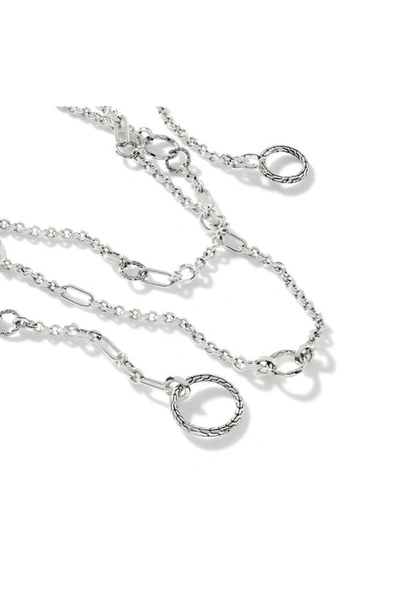 John Hardy Sterling Silver Classic Chain Sautoir Statement Necklace, 60 In Silver