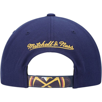 Mitchell & Ness Pop UV Denver Nuggets Patch Snapback Hat - Navy