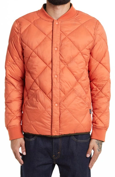 Shop Calvin Klein Reversible Quilted Jacket In Olive