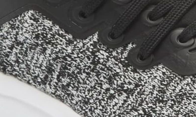Shop Apl Athletic Propulsion Labs Techloom Tracer Knit Training Shoe In Black / White / Melange