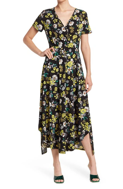 Love By Design Colette Double Layer Maxi Dress In Daffodils