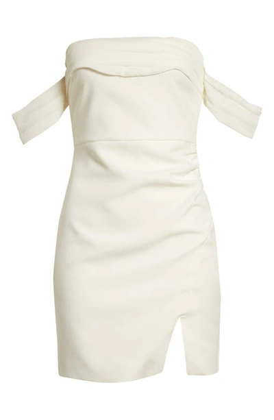 Shop Likely Paz Off The Shoulder Minidress In White