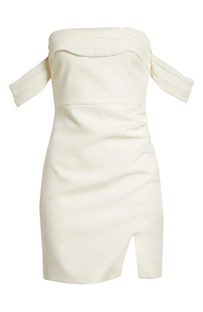Likely Paz Off The Shoulder Mini Dress In White