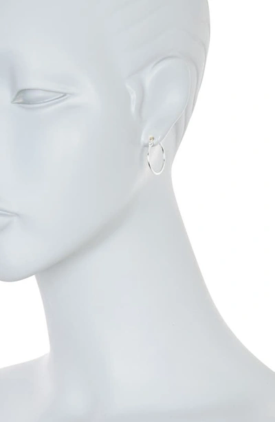 Argento Vivo Trio Hoop Set In Silver
