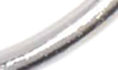 Argento Vivo Trio Hoop Set In Silver