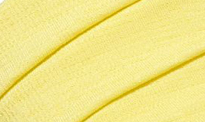 Shop Bzees Dallas Flip-flop Wedge Sandal In Sunshine Yellow Texture Fabric