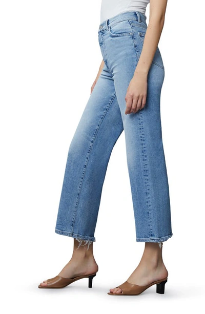 Shop Dl1961 Hepburn High Waist Crop Wide Leg Jeans In Droplet
