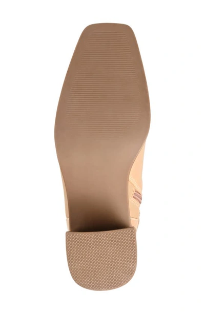 Journee Collection Womens Gaibree Stacked Heel Knee High Boots In Beige