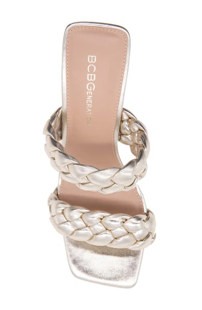 Shop Bcbgeneration Bcbg Finaa Sandal In Platino