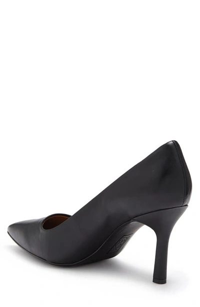 Shop Nordstrom Rack Paige Faux Leather Pump In Black