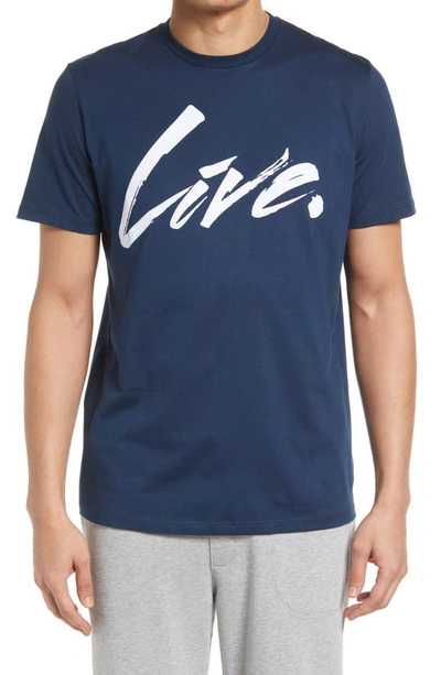 Shop Live Live Live. Paint Graphic Tee In Brooklyn Blue