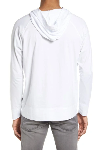 Shop Live Live Pima Cotton Hoodie In Whiteout